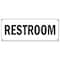 Signmission RESTROOM BANNER SIGN john stall water closet ladies room bathroom B-Restroom - alternate 1